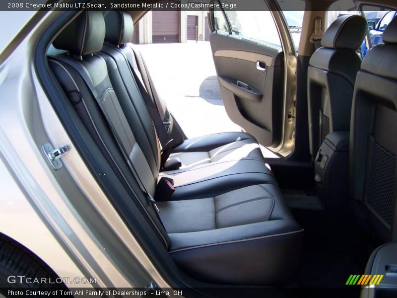 Sandstone Metallic / Cocoa/Cashmere Beige 2008 Chevrolet Malibu LTZ Sedan