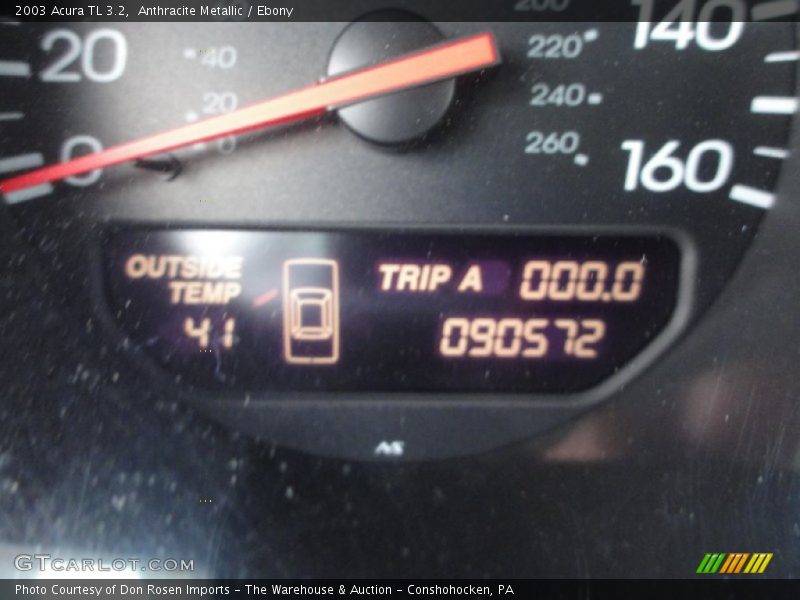 Anthracite Metallic / Ebony 2003 Acura TL 3.2
