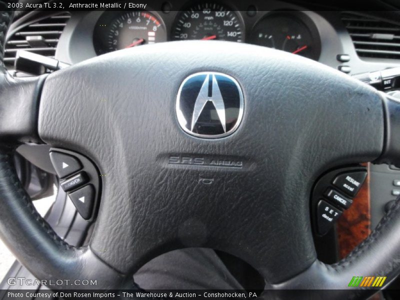 Anthracite Metallic / Ebony 2003 Acura TL 3.2