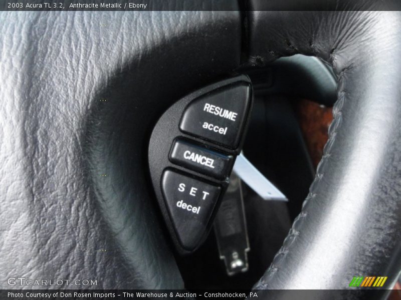 Anthracite Metallic / Ebony 2003 Acura TL 3.2