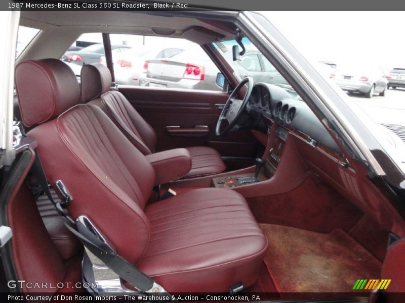  1987 SL Class 560 SL Roadster Red Interior