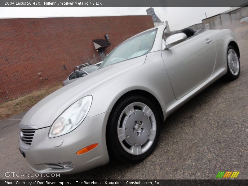 Millennium Silver Metallic / Black 2004 Lexus SC 430
