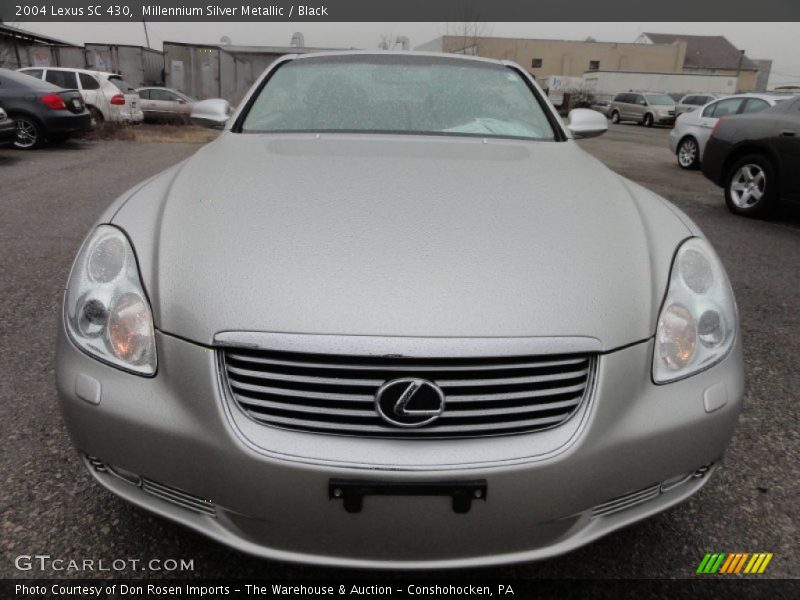 Millennium Silver Metallic / Black 2004 Lexus SC 430