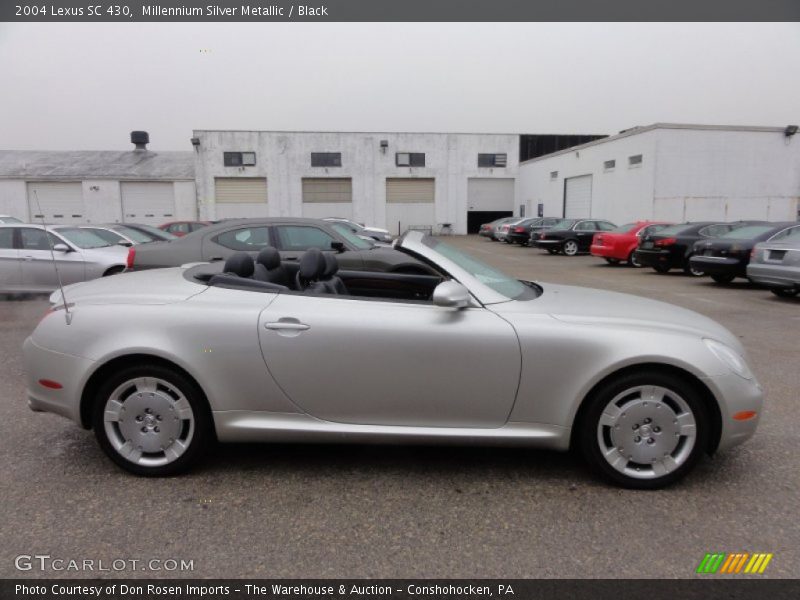 Millennium Silver Metallic / Black 2004 Lexus SC 430