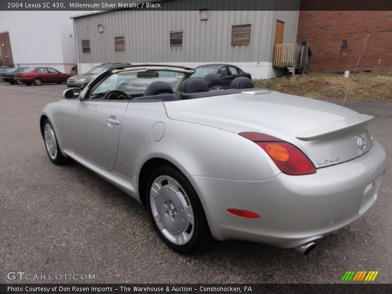 Millennium Silver Metallic / Black 2004 Lexus SC 430