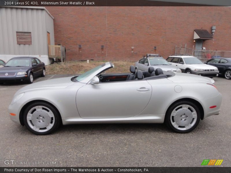 Millennium Silver Metallic / Black 2004 Lexus SC 430