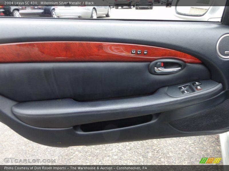 Millennium Silver Metallic / Black 2004 Lexus SC 430