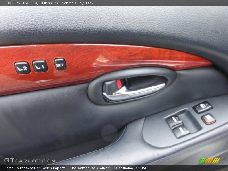 Millennium Silver Metallic / Black 2004 Lexus SC 430