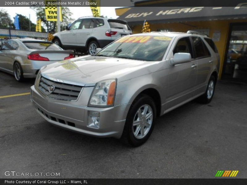 Moonstone Metallic / Ebony 2004 Cadillac SRX V6