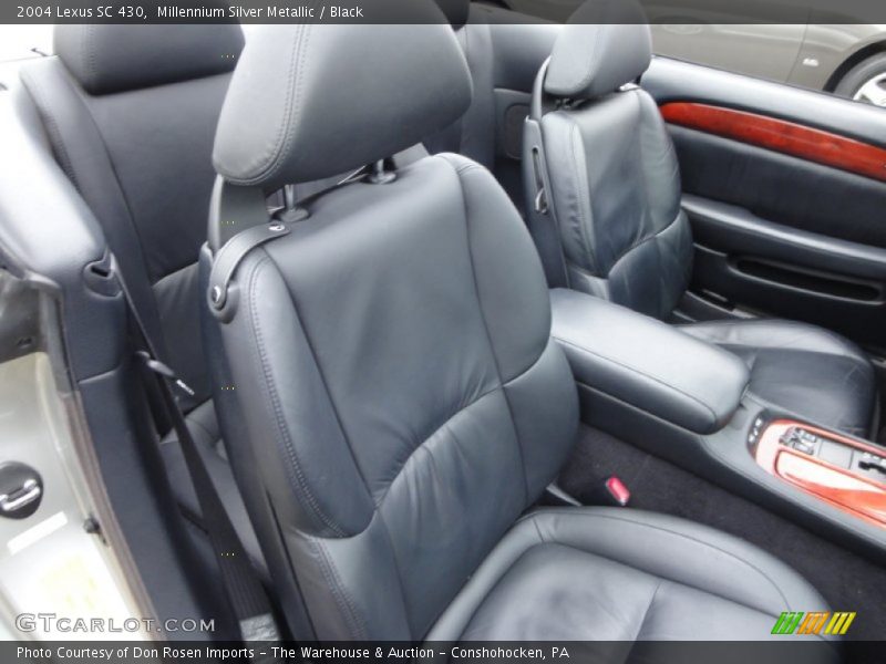 Millennium Silver Metallic / Black 2004 Lexus SC 430