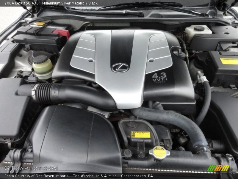  2004 SC 430 Engine - 4.3 Liter DOHC 32-Valve VVT V8