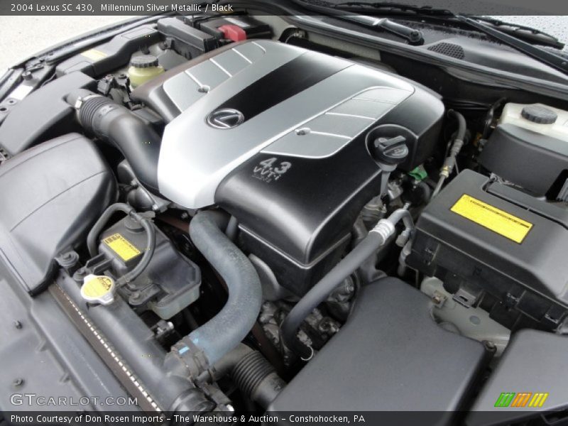 2004 SC 430 Engine - 4.3 Liter DOHC 32-Valve VVT V8