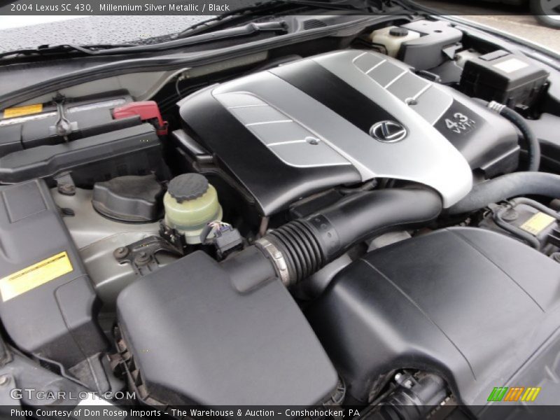  2004 SC 430 Engine - 4.3 Liter DOHC 32-Valve VVT V8