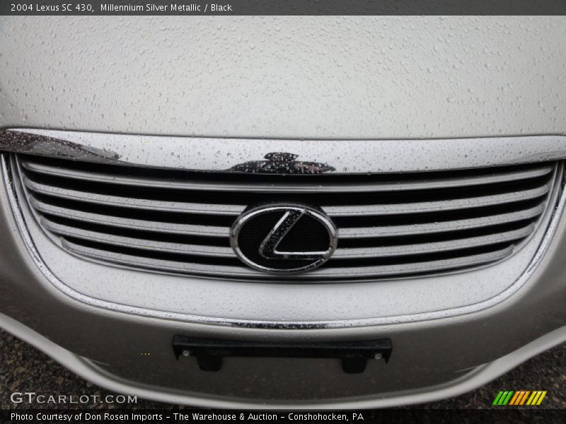 Millennium Silver Metallic / Black 2004 Lexus SC 430