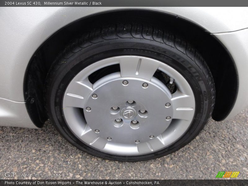 Millennium Silver Metallic / Black 2004 Lexus SC 430