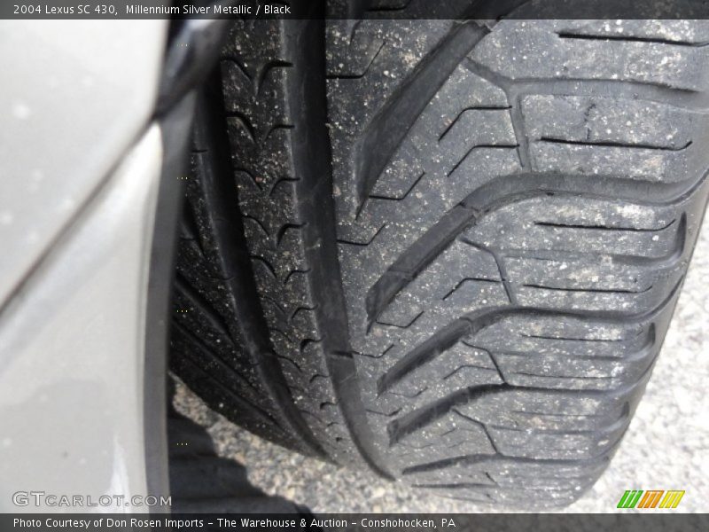 Millennium Silver Metallic / Black 2004 Lexus SC 430