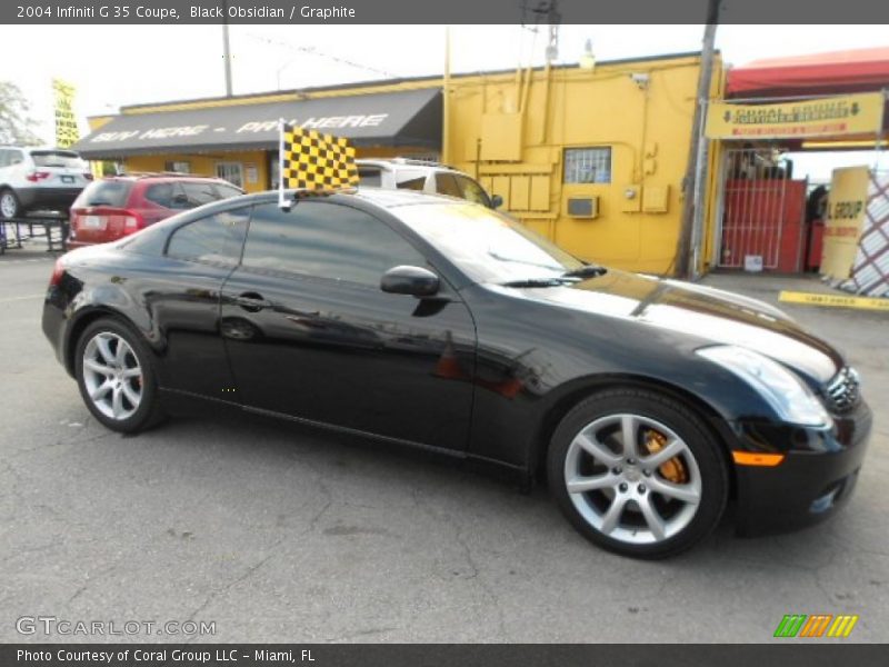 Black Obsidian / Graphite 2004 Infiniti G 35 Coupe