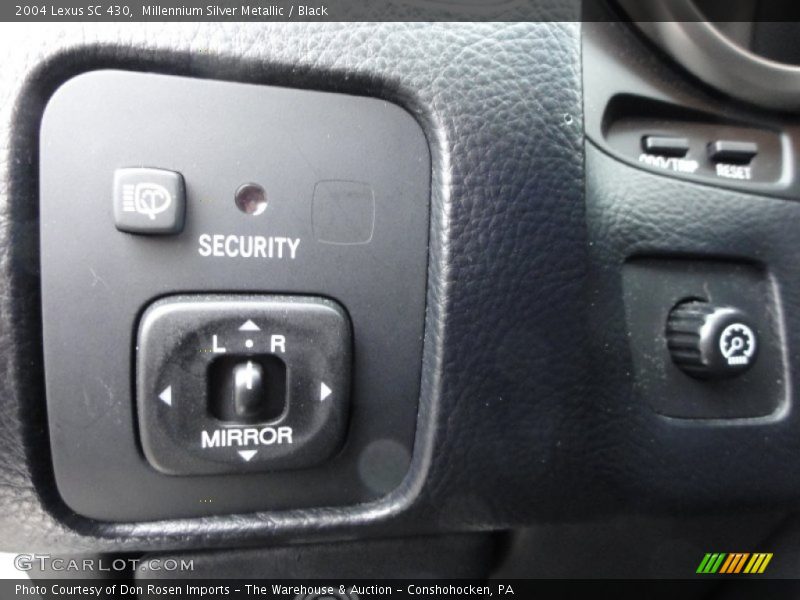 Millennium Silver Metallic / Black 2004 Lexus SC 430