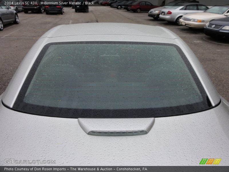 Millennium Silver Metallic / Black 2004 Lexus SC 430