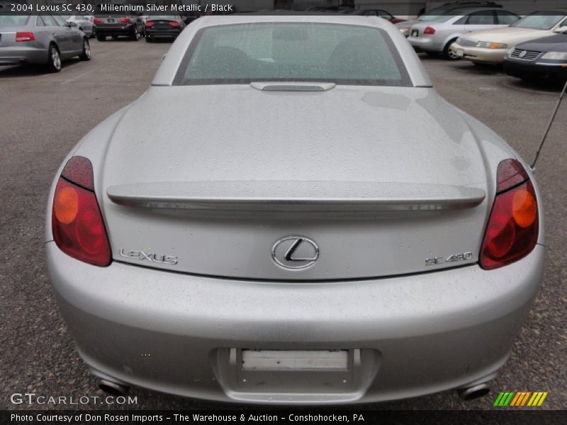 Millennium Silver Metallic / Black 2004 Lexus SC 430
