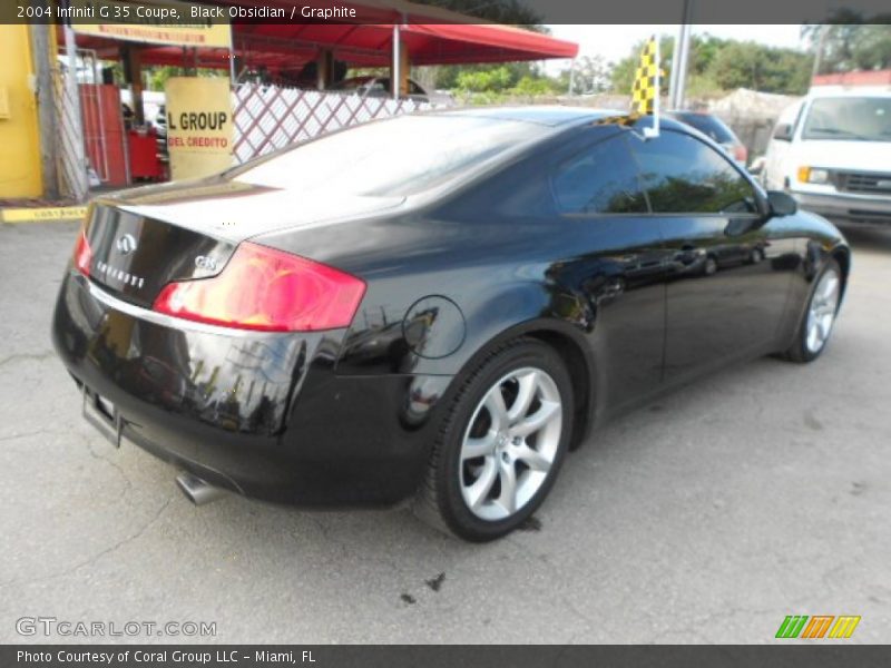 Black Obsidian / Graphite 2004 Infiniti G 35 Coupe