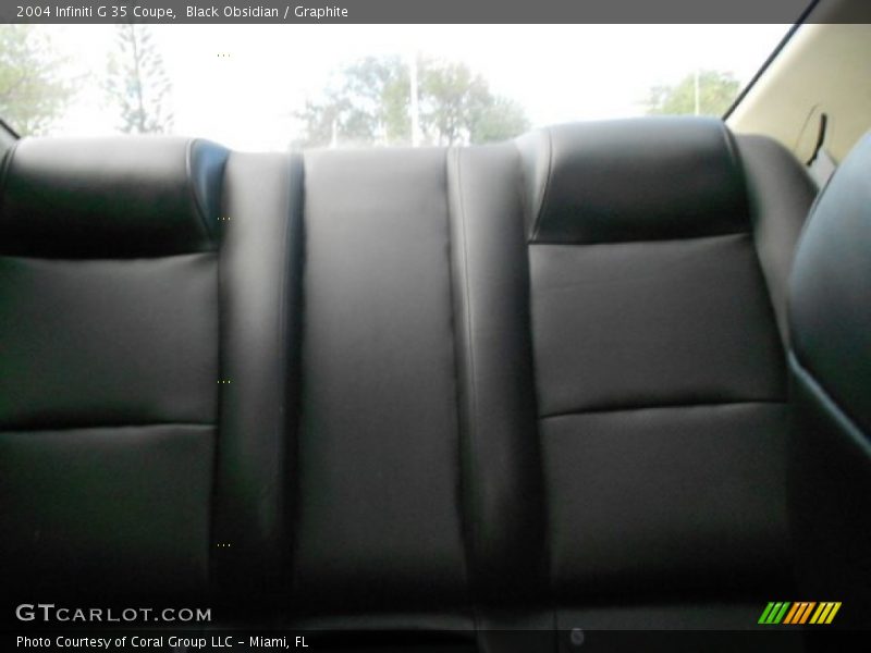 Black Obsidian / Graphite 2004 Infiniti G 35 Coupe