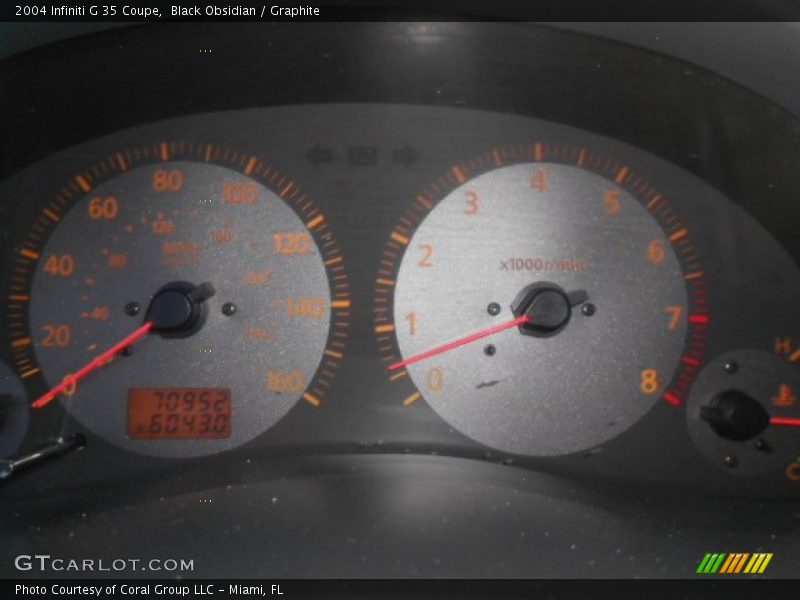 Black Obsidian / Graphite 2004 Infiniti G 35 Coupe