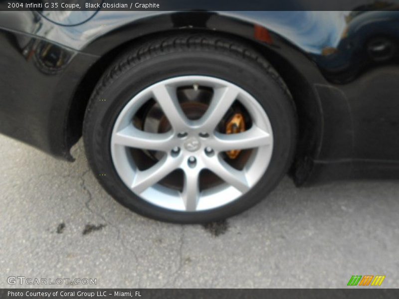Black Obsidian / Graphite 2004 Infiniti G 35 Coupe