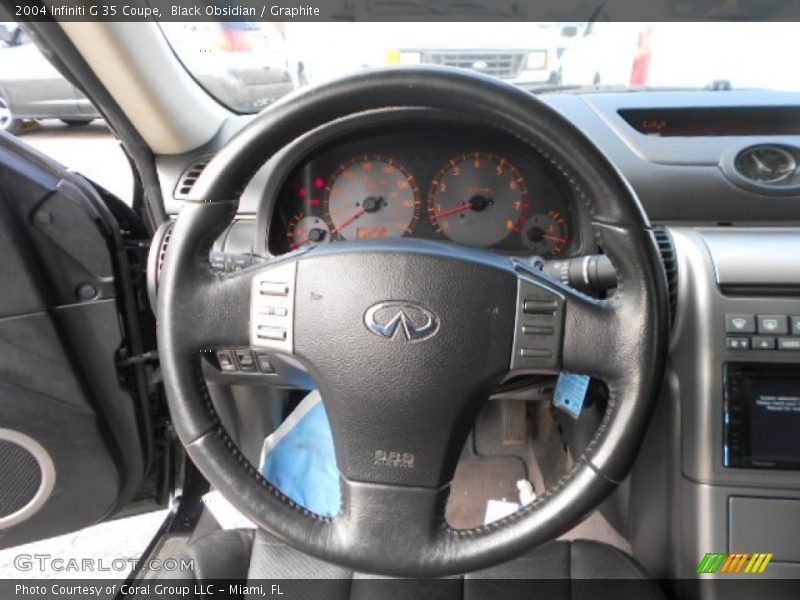 Black Obsidian / Graphite 2004 Infiniti G 35 Coupe