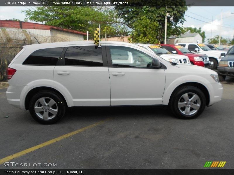 Stone White / Dark Slate Gray/Light Graystone 2009 Dodge Journey SXT