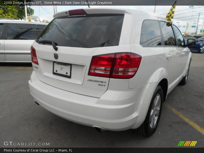 Stone White / Dark Slate Gray/Light Graystone 2009 Dodge Journey SXT