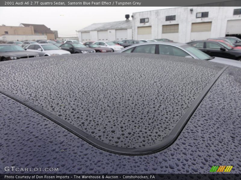 Santorin Blue Pearl Effect / Tungsten Grey 2001 Audi A6 2.7T quattro Sedan