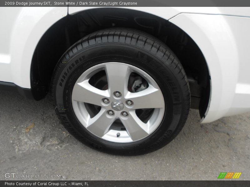 Stone White / Dark Slate Gray/Light Graystone 2009 Dodge Journey SXT