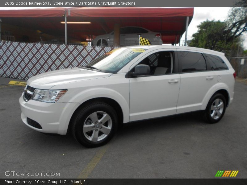 Stone White / Dark Slate Gray/Light Graystone 2009 Dodge Journey SXT