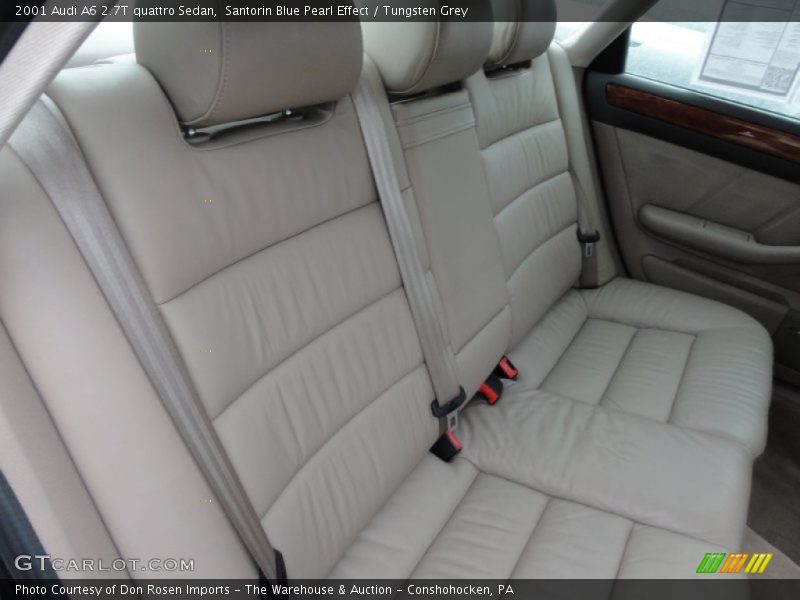 Santorin Blue Pearl Effect / Tungsten Grey 2001 Audi A6 2.7T quattro Sedan