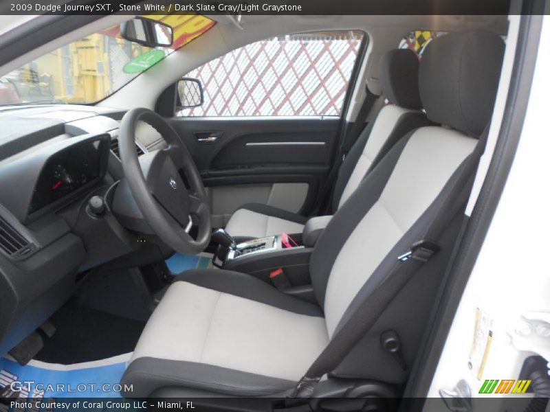 Stone White / Dark Slate Gray/Light Graystone 2009 Dodge Journey SXT