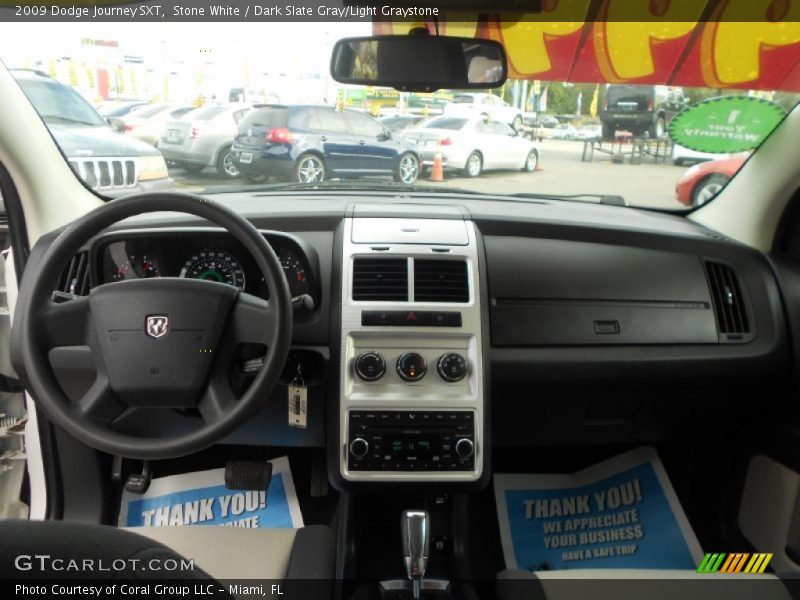 Stone White / Dark Slate Gray/Light Graystone 2009 Dodge Journey SXT