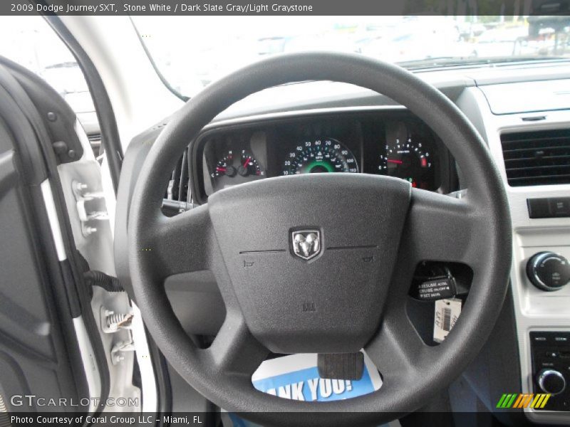 Stone White / Dark Slate Gray/Light Graystone 2009 Dodge Journey SXT