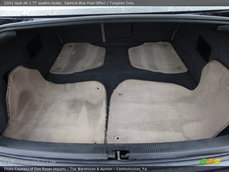 Santorin Blue Pearl Effect / Tungsten Grey 2001 Audi A6 2.7T quattro Sedan