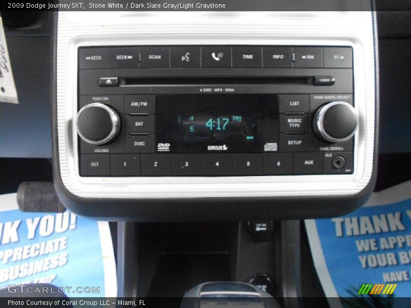 Stone White / Dark Slate Gray/Light Graystone 2009 Dodge Journey SXT