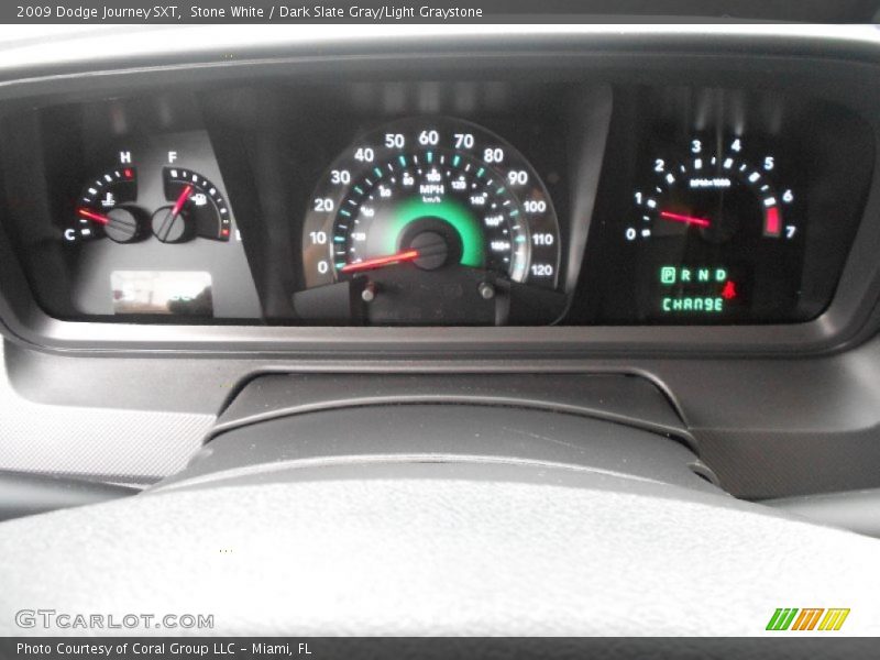 Stone White / Dark Slate Gray/Light Graystone 2009 Dodge Journey SXT