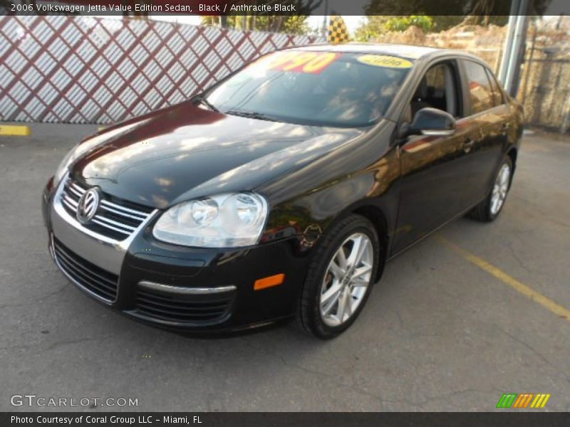 Black / Anthracite Black 2006 Volkswagen Jetta Value Edition Sedan