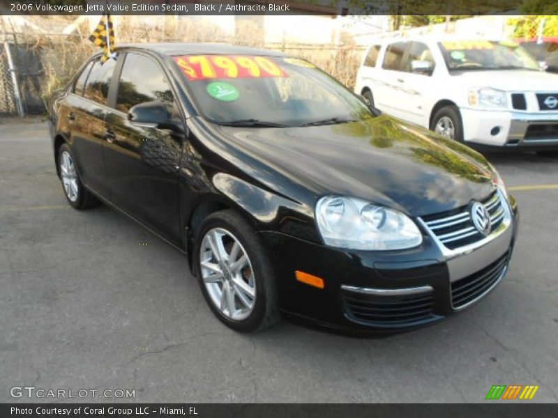 Black / Anthracite Black 2006 Volkswagen Jetta Value Edition Sedan
