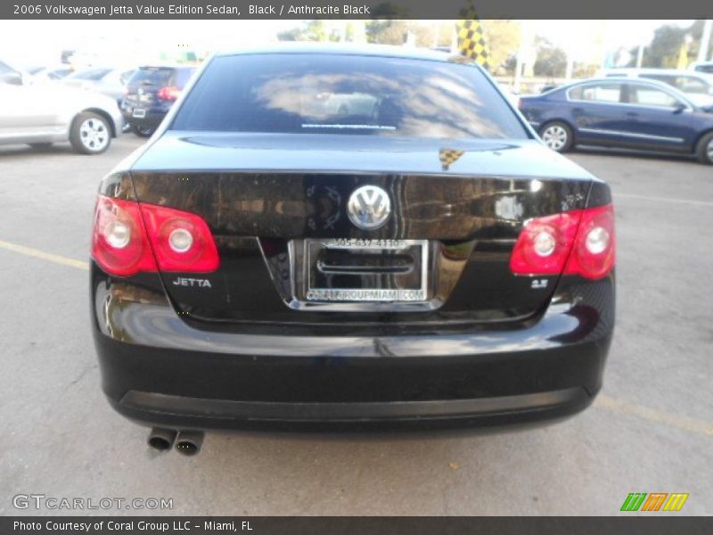 Black / Anthracite Black 2006 Volkswagen Jetta Value Edition Sedan