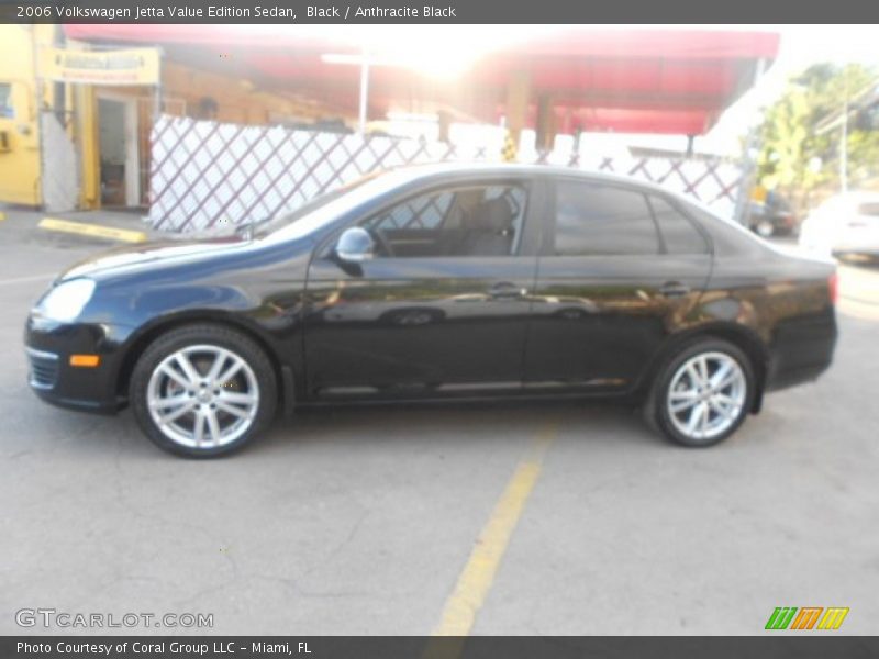Black / Anthracite Black 2006 Volkswagen Jetta Value Edition Sedan