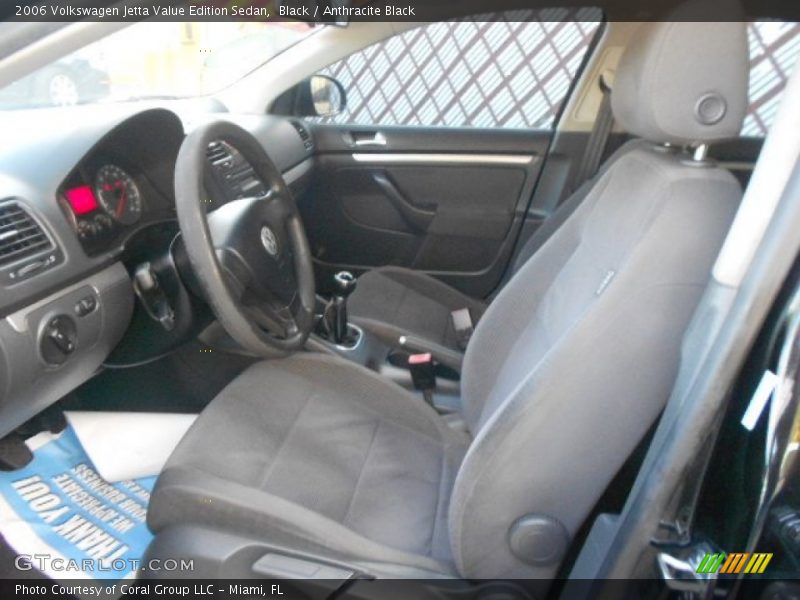 Black / Anthracite Black 2006 Volkswagen Jetta Value Edition Sedan