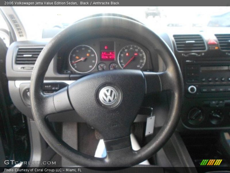 Black / Anthracite Black 2006 Volkswagen Jetta Value Edition Sedan