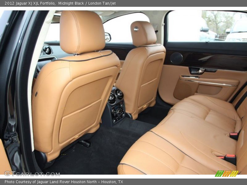 Midnight Black / London Tan/Jet 2012 Jaguar XJ XJL Portfolio