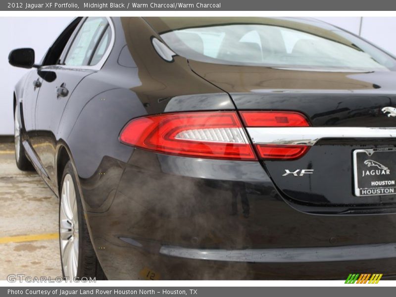 Midnight Black / Warm Charcoal/Warm Charcoal 2012 Jaguar XF Portfolio