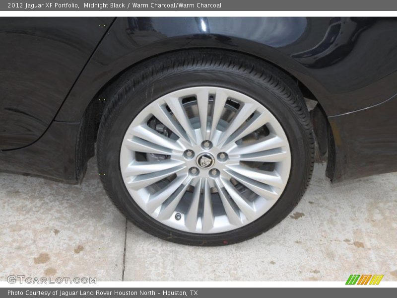 Midnight Black / Warm Charcoal/Warm Charcoal 2012 Jaguar XF Portfolio